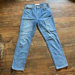 Reformation Julia High Cigarette Jean Size 28 in Savu Wash